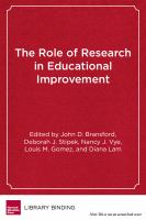 The role of research in educational improvement /