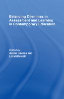 Balancing dilemmas in assessment and learning in contemporary education /