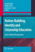 Nation-building, identity and citizenship education cross-cultural perspectives /