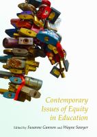 Contemporary issues of equity in education