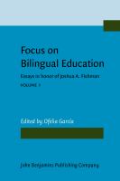 Bilingual education /