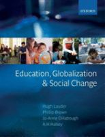 Education, globalization, and social change /