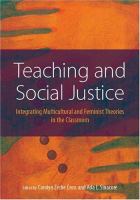 Teaching and social justice : integrating multicultural and feminist theories in the classroom /