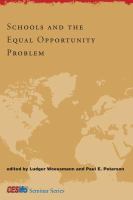 Schools and the equal opportunity problem /