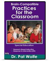 Brain-compatible practices for the classroom special education /