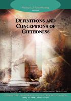 Definitions and conceptions of giftedness /