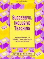 Successful inclusive teaching : proven ways to detect and correct special needs /