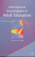 International encyclopedia of adult education /