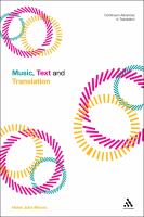 Music, text and translation