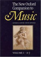 The New Oxford companion to music /