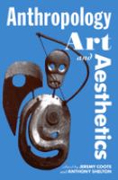 Anthropology, art, and aesthetics /