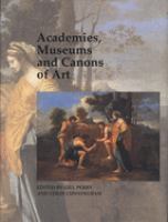 Academies, museums, and canons of art /