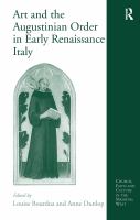Art and the Augustinian order in early Renaissance Italy /
