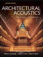 Architectural acoustics : principles and practice /