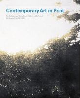 Contemporary art in print : the publications of Charles Booth-Clibborn and his imprint the Paragon Press 1995-2000 /