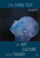 The third text reader : on art, culture, and theory /