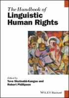 The handbook of linguistic human rights /