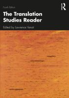 The translation studies reader /