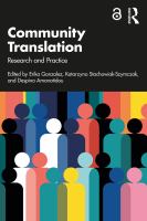 Community translation : research and practice /