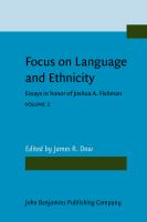 Language and ethnicity /