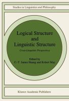 Logical structure and linguistic structure : cross-linguistic perspectives /