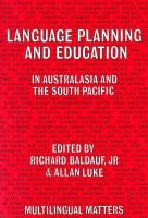 Language planning and education in Australasia and the South Pacific /