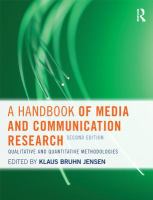 The handbook of media and communication research : qualitative and quantitative methodologies /