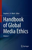 Handbook of global media ethics /