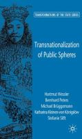 Transnationalization of public spheres