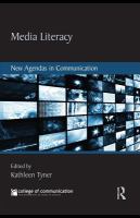 Media literacy new agendas in communication /