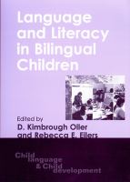 Language and literacy in bilingual children /