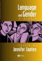 Language and gender : a reader /