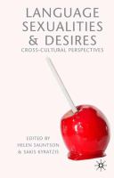 Language, sexualities, and desires : cross-cultural perspectives /