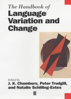 The handbook of language variation and change /