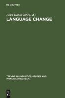 Language change : advances in historical sociolinguistics /
