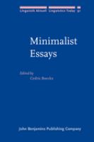 Minimalist essays /