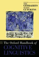 The Oxford handbook of cognitive linguistics /
