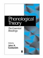 Phonological theory : the essential readings /