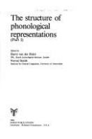 The Structure of phonological representations /