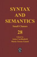 Small clauses /