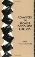 Advances in spoken discourse analysis /