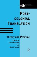 Post-colonial translation : theory and practice /