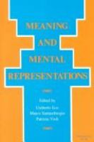 Meaning and mental representations /