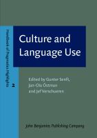 Culture and language use /