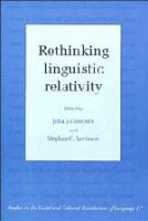 Rethinking linguistic relativity /