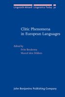 Clitic phenomena in European languages /