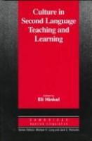 Culture in second language teaching and learning /