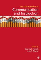 The SAGE handbook of communication and instruction /