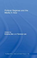 Political regimes and the media in Asia /