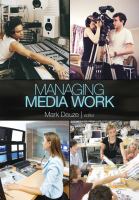 Managing media work /